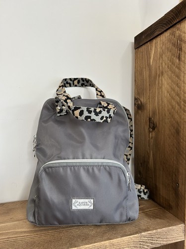 Earth squared grey backpack - earth,